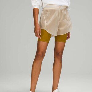 lululemon athletica Beige and Mustard Athletic Shorts
